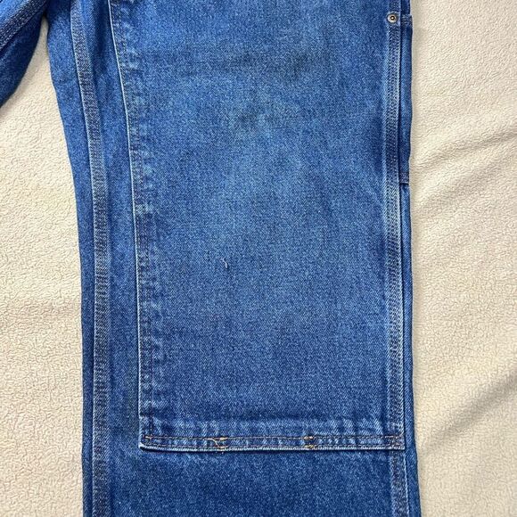 Men’s Vintage Double Knee key Jeans size 38x30 - Picture 7 of 10